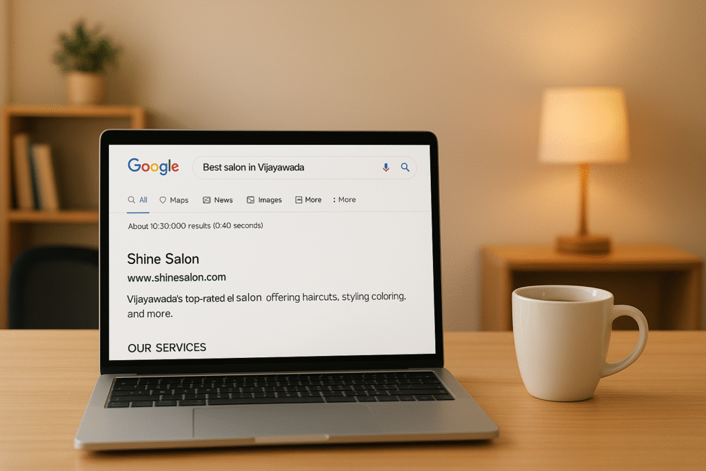Small business owner checking online orders from their website at night.